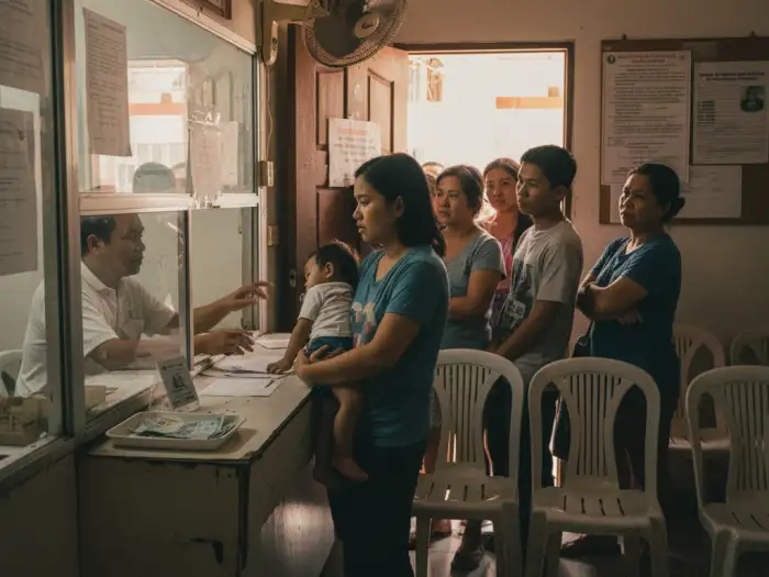 barangay clearance extra fees Filipino mother looking at Barangay corruption while facing unofficial extra fees