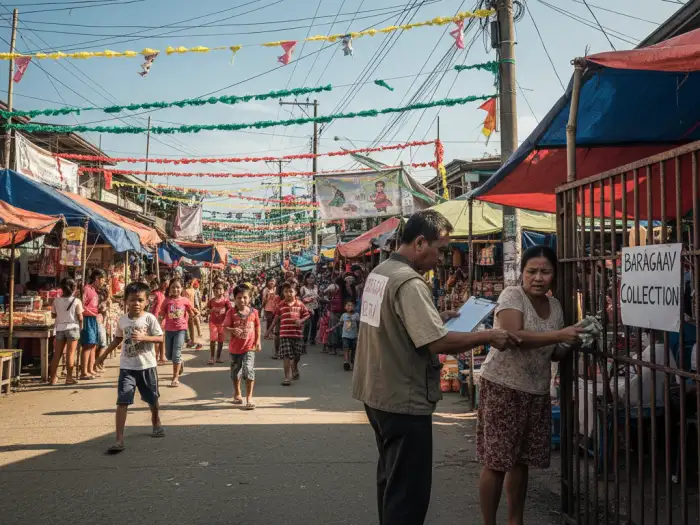 barangay fiesta hidden charges Resident approached for hidden fiesta contributions during a barangay celebration.