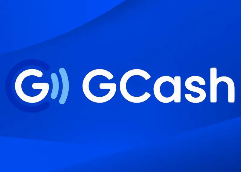 gcash logo philippines Official GCash logo in blue background.