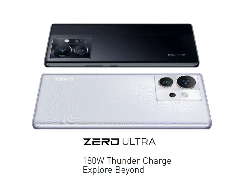 infinix zero ultra phone The embossed 3D textured glass depicts dreamy star trails, creating space and rhythm, hearing the cosmic romance by the tension of life.