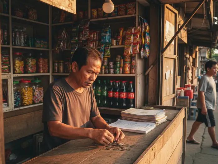 overpriced barangay permits small business Small sari-sari store owner burdened by overpriced barangay permit fees.