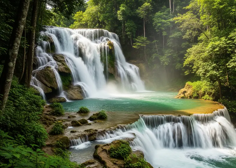 tinuy an falls enchanted river Tinuy-an Falls and the Enchanted River, two of Surigao del Sur’s natural wonders.