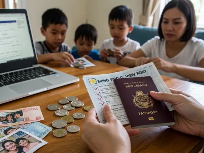 bring family new zealand filipinos Filipino family preparing to bring spouse and children to NZ, reviewing visa rules.