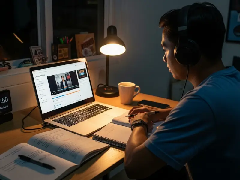 continuous learning filipino professional Filipino employee learning new skills through online courses.