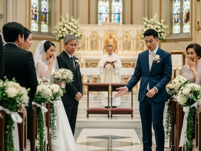 filipino superstition dropped ring wedding A wedding ring falls on the church floor as guests gasp.