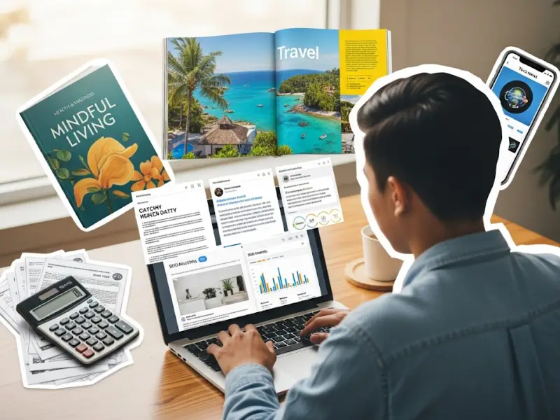 freelance writing jobs philippines 1 Filipino writer exploring different freelance writing jobs on laptop.
