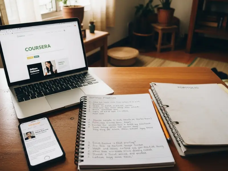 freelance writing profile philippines Filipino freelancer setting up profiles on LinkedIn, Upwork, and OnlineJobs.ph.