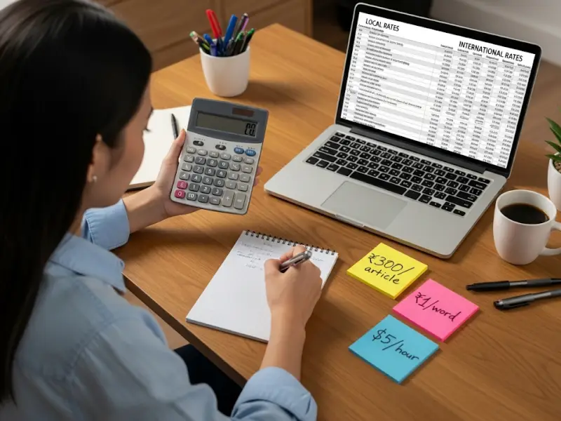freelance writing rates philippines Filipino freelance writer calculating writing rates per word and per project.