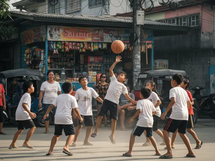 homeschool socialization extracurriculars philippines Filipino homeschool kids socializing and playing sports in the community.