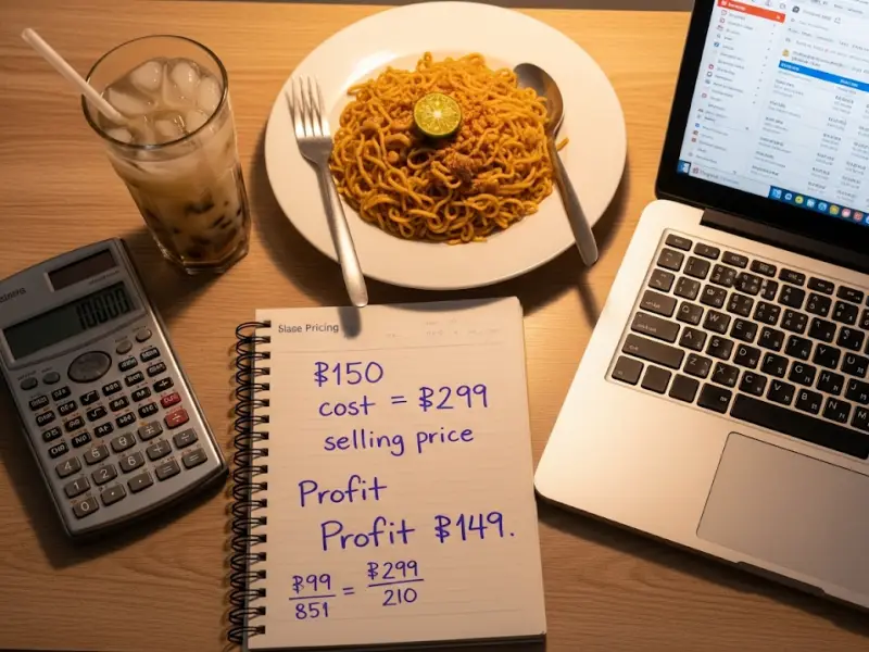 pricing strategies dropshipping philippines Notebook and laptop showing pricing strategy for dropshipping in the Philippines.