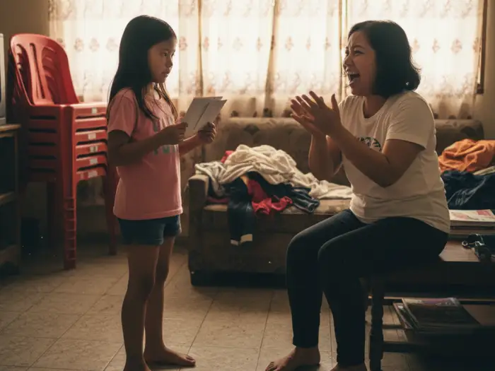 strengthen child confidence bullying philippines Filipino mother building daughter’s confidence against bullying Philippines.
