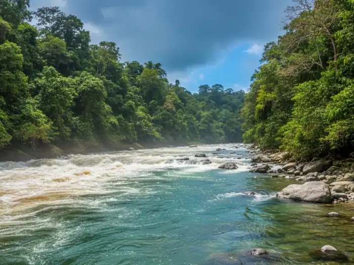 best time for whitewater rafting cagayan de oro river Cagayan de Oro River showing both calm and strong water flows depending on the season.