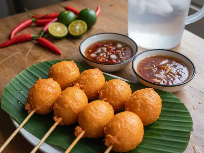kwek kwek filipino quail egg recipe Filipino street foods kwek-kwek recipe with vinegar and sweet dipping sauces