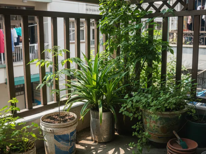 neem pandan mint cockroach repellent plants Neem, pandan, and mint plants used as natural cockroach repellents in Filipino home
