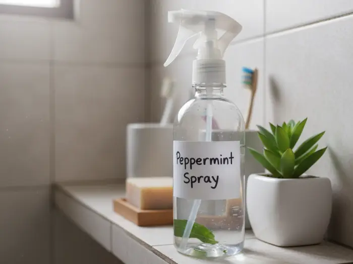 peppermint essential oil cockroach spray DIY peppermint essential oil spray for cockroach repellent in Pinoy bathroom
