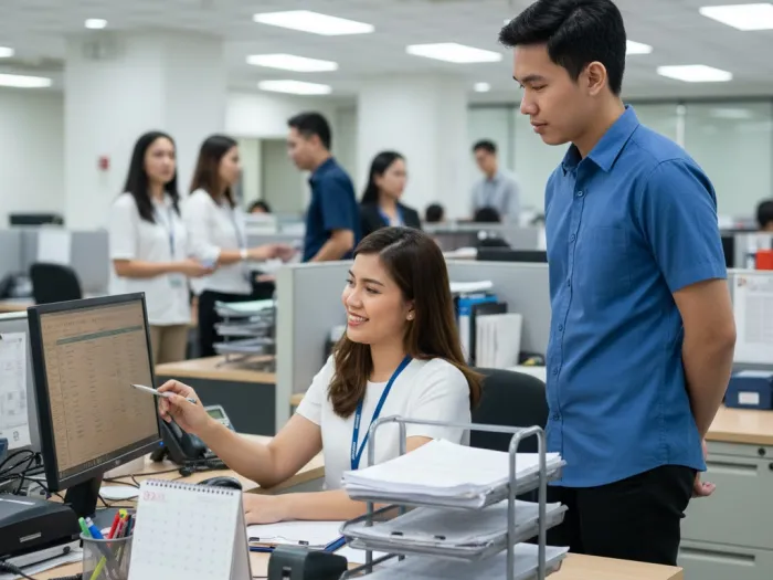ask hr about payslip deductions philippines clarification Filipino employee asking HR for clarification about payslip deductions in the Philippines.
