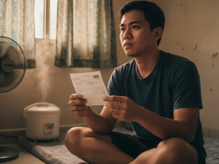 how much emergency fund philippines budget calculation Filipino worker calculating how much he needs for a proper emergency fund.