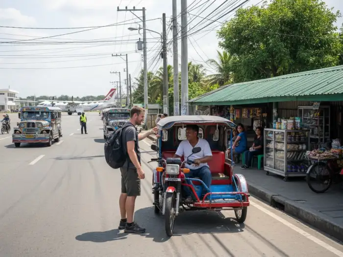 philippine transport guide jeepney tricycle ferries Jeepneys, tricycles, and airport transport options used when traveling around the Philippines.