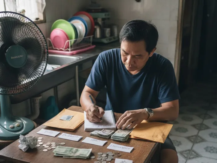 budget philhealth hmo life insurance pinoy kitchen Filipino budgeting contributions for PhilHealth, HMO, and life insurance at home.