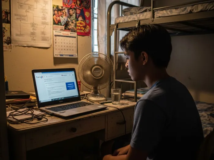 entry level it certifications google it comptia filipinos philippines Filipino beginner studying Google IT Support and CompTIA A+ certifications at home.
